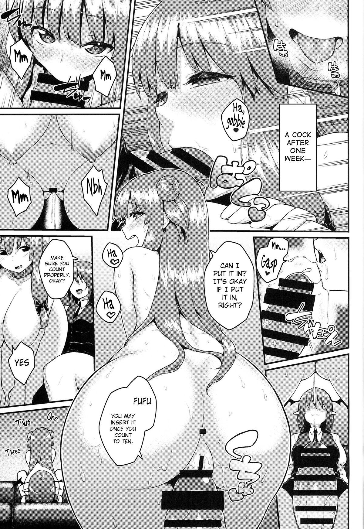 Raw Pache Otoshi After | Patchouli Defeated - After - Touhou project Dildo - Page 6