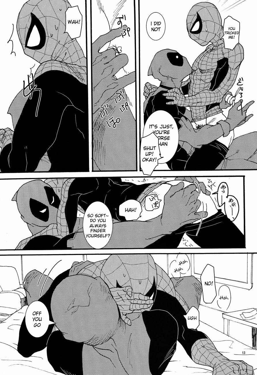 Travesti KISS!KISS! BANG!BANG! - Spider man Sapphic Erotica - Page 13