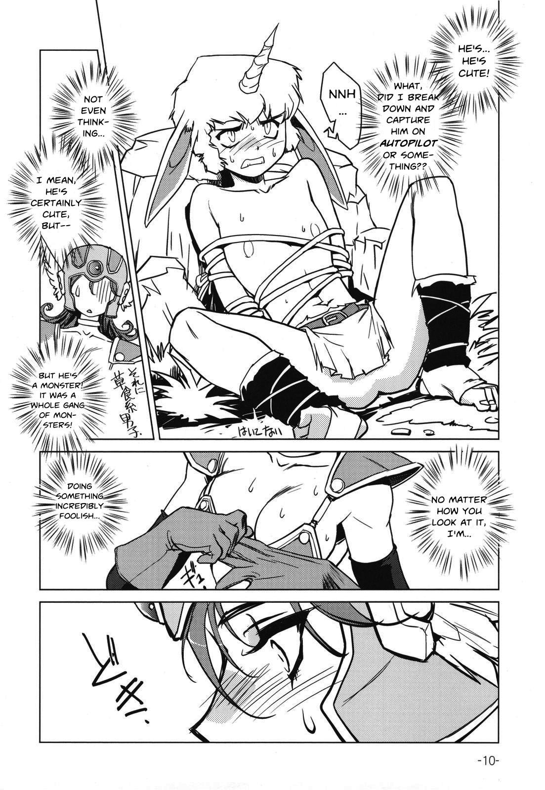 Fucking Girls Onna Senshi no Himitsu | The Female Warrior's Secret - Dragon quest iii Black Gay - Page 10