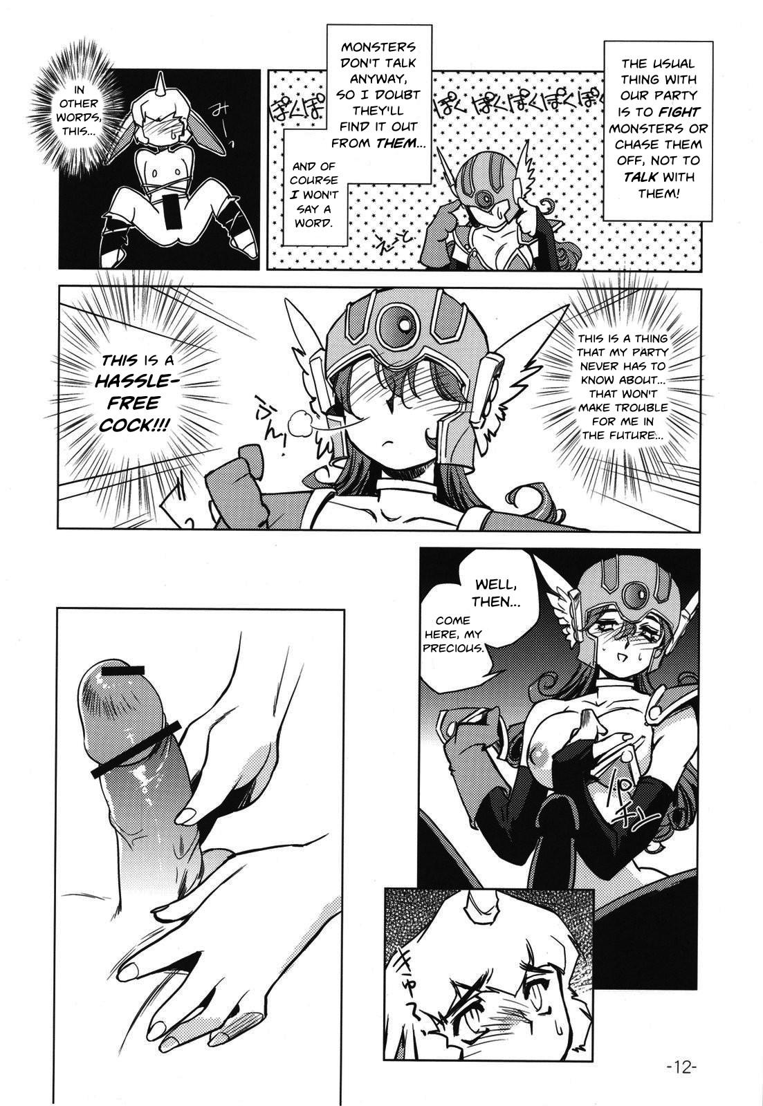 Pussysex Onna Senshi no Himitsu | The Female Warrior's Secret - Dragon quest iii Prima - Page 12