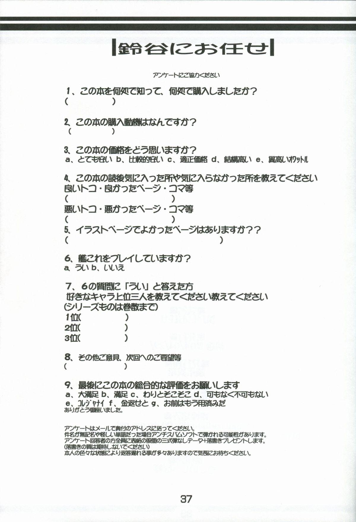 Anime Suzuya ni Omakase - Kantai collection Gape - Page 36