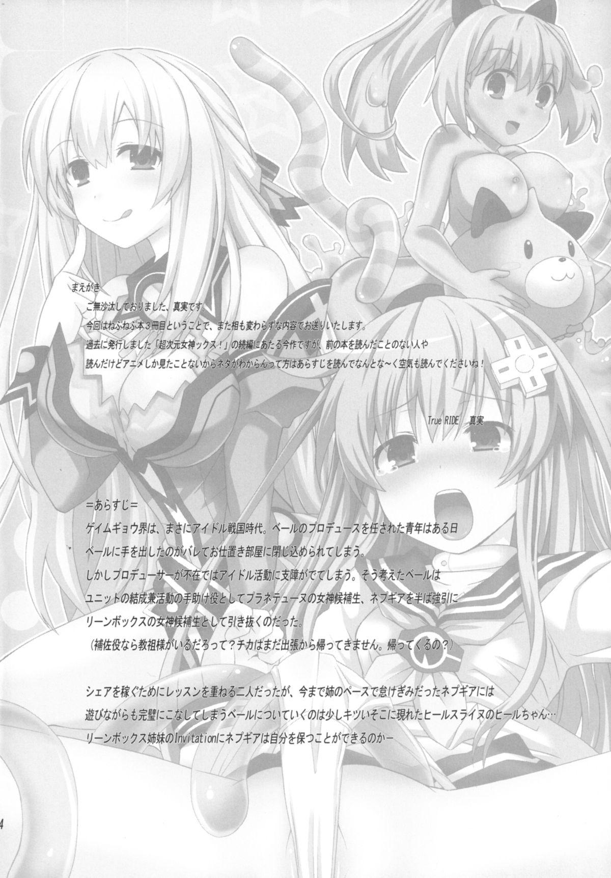 Gaystraight Sisters Invitation - Hyperdimension neptunia Ass Licking - Page 3