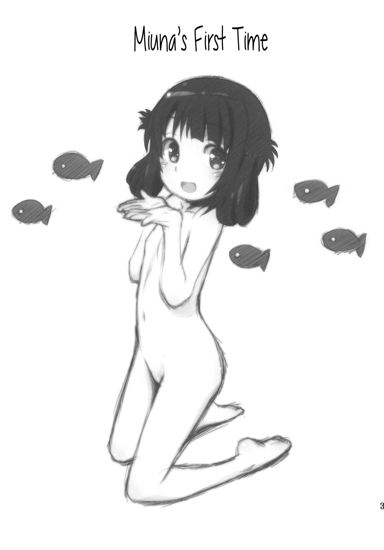Assfucking Hatsu Miuna | Miuna's First Time - Nagi no asukara Hogtied - Page 2