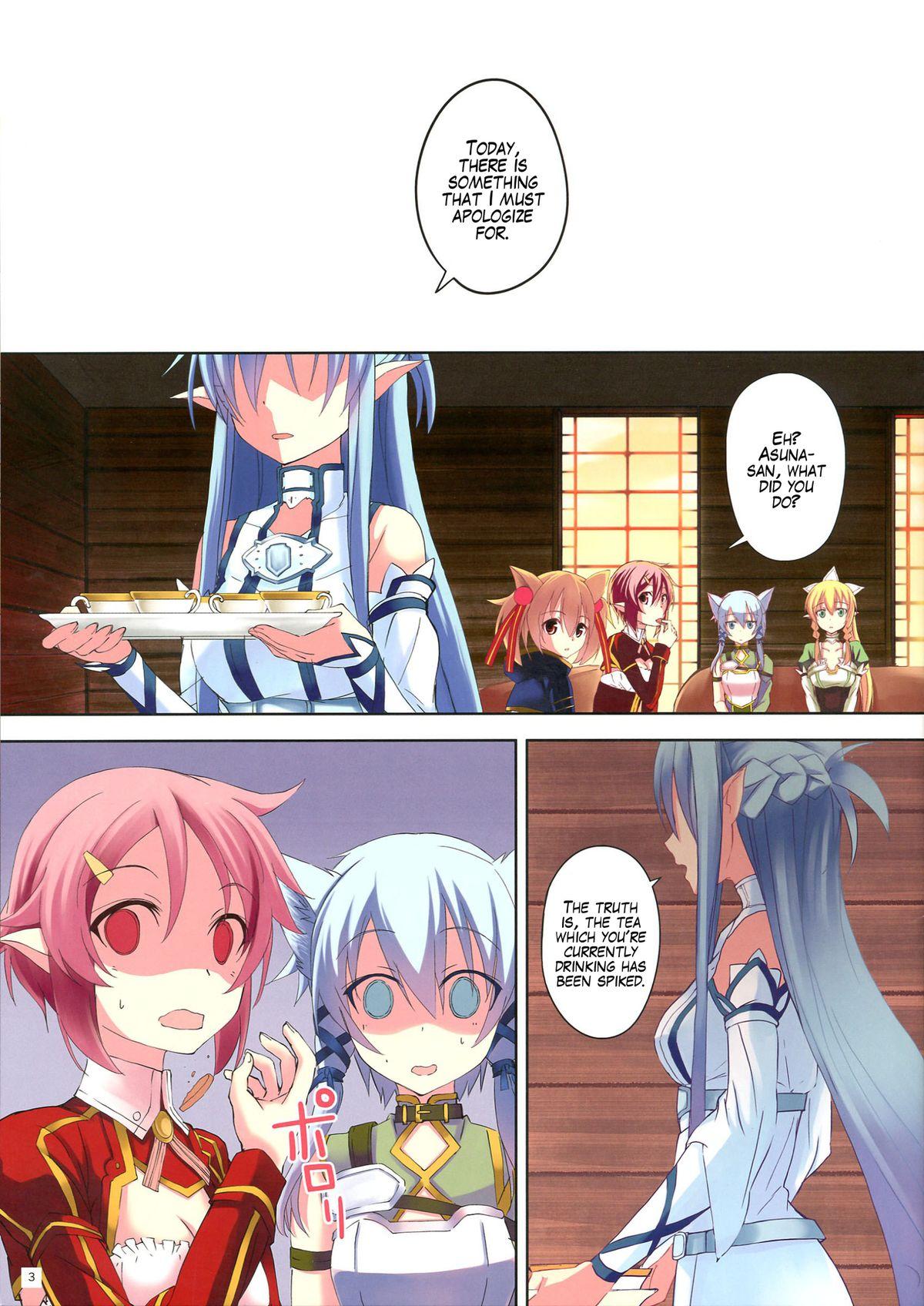 Gaycum Mad Tea Party - Sword art online Gay Hardcore - Page 3