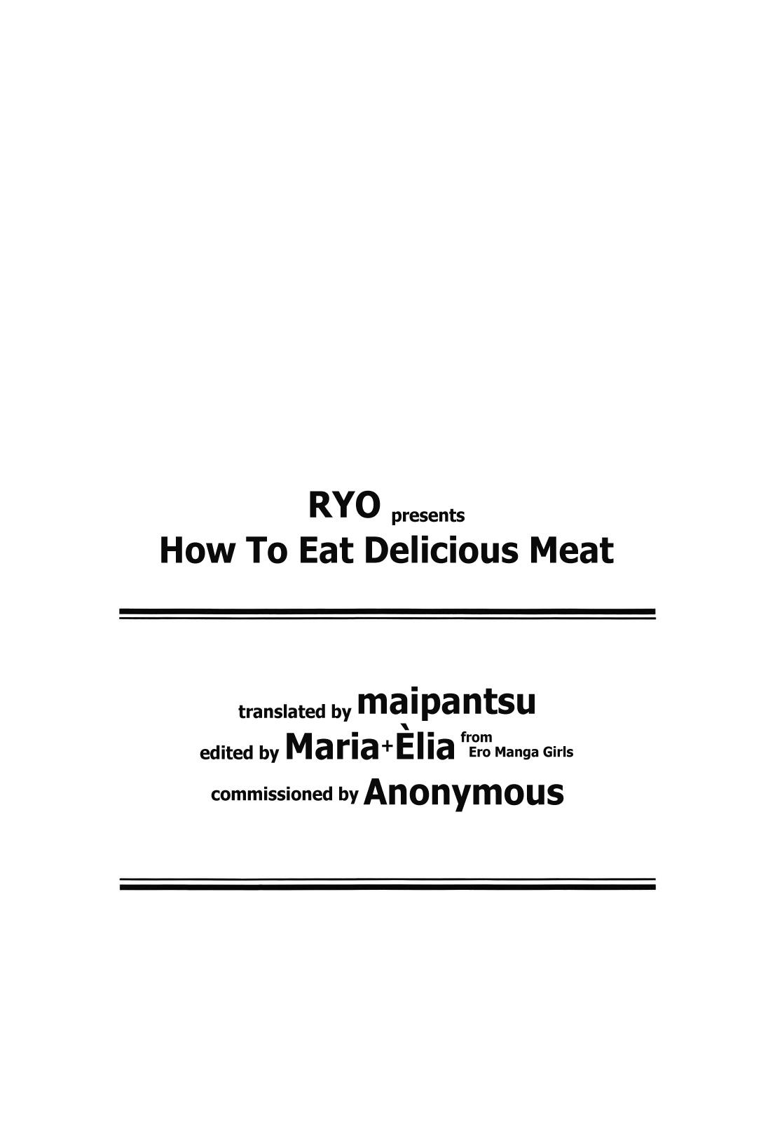 Gemendo [Ryo] How To Eat Delicious Meat - Chapters 1 - 6 [English] =Anonymous + maipantsu + EroMangaGirls= Best Blow Job Ever - Page 112