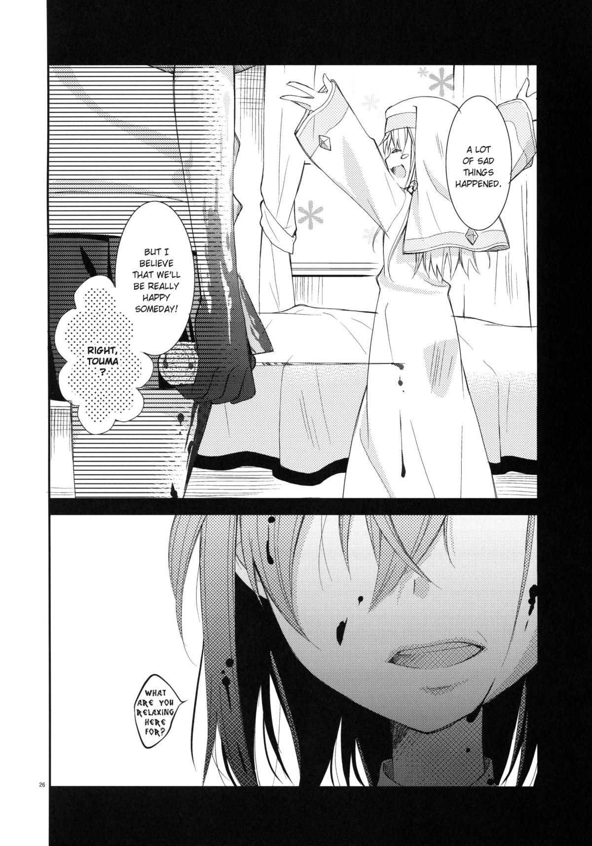 Bondage Kowaremono ni tsuki, | Because I'm fragile, - Toaru majutsu no index Amazing - Page 25