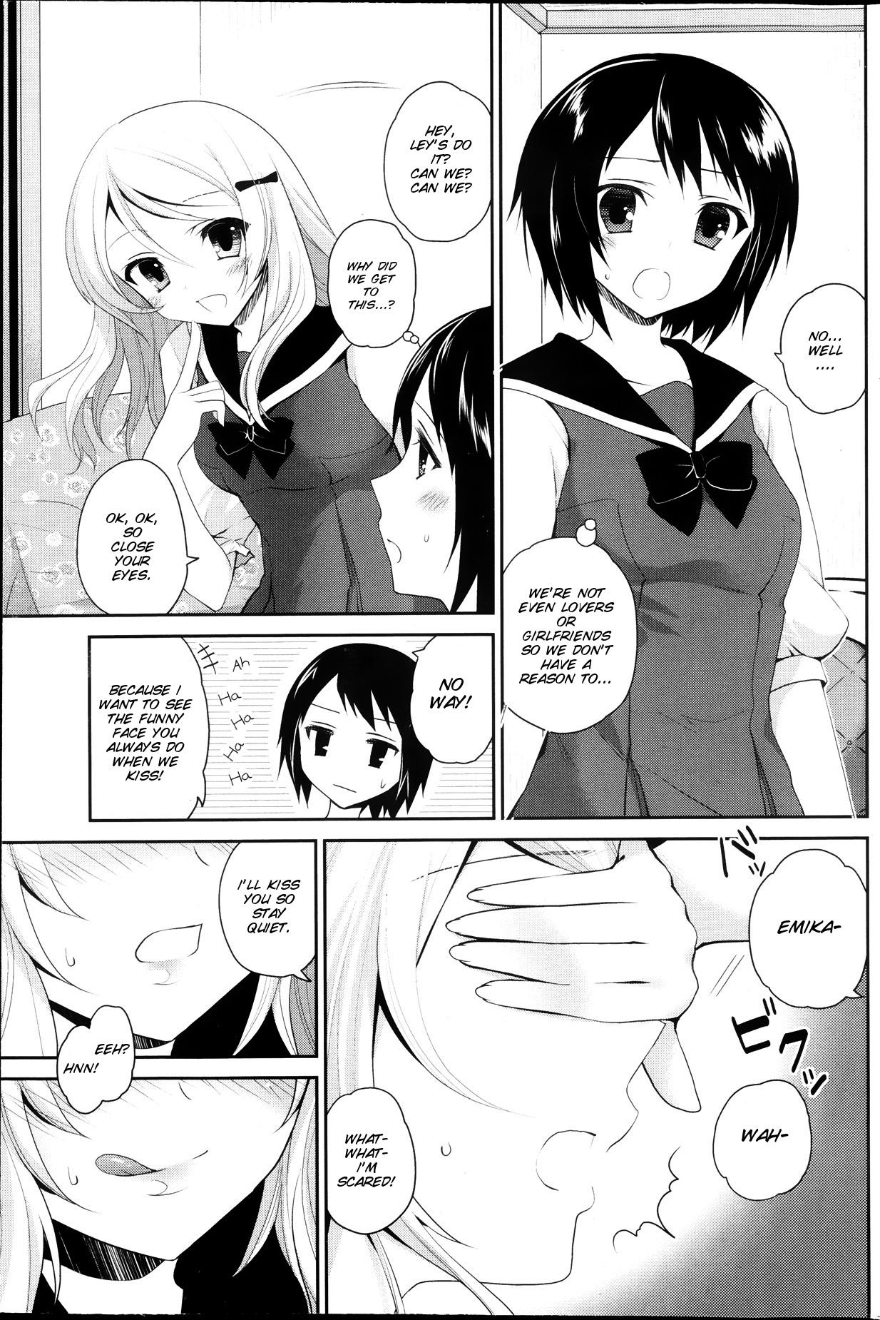 Massage Sex Watashi to Kanojo wa Kiss o suru Peludo - Page 7