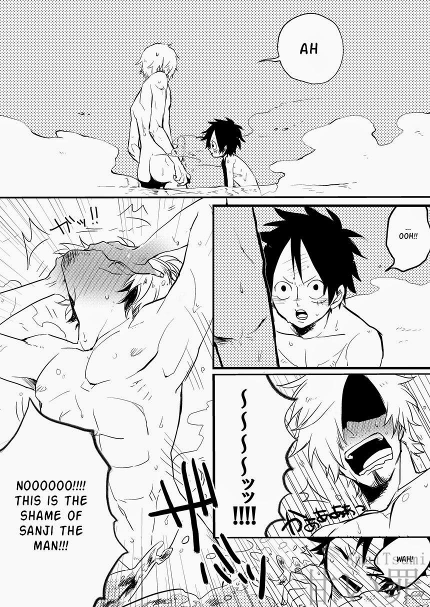 Blowjobs Monster Trio: In The Bath - One piece Gay Twinks - Page 4