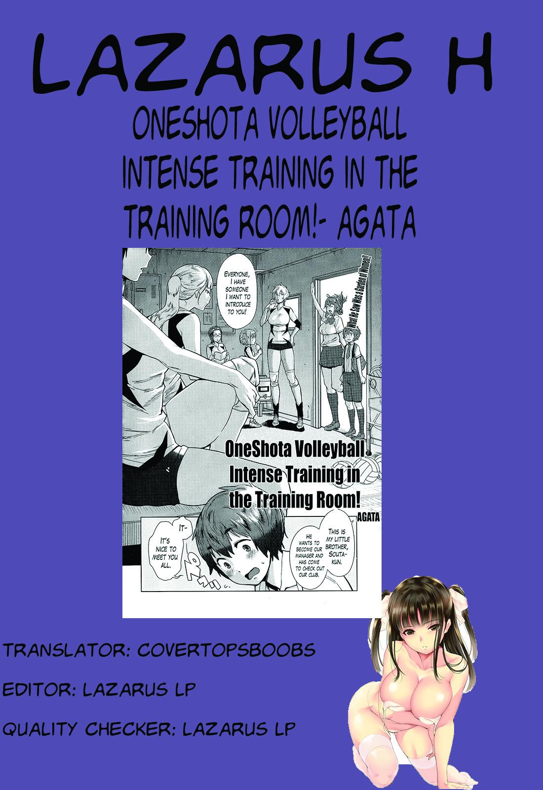 Best Blowjobs Ever OneShota Volley Shigoki Heya de Mou Tokkun! | OneShota Volleyball Intense Training in the Training Room! Gros Seins - Page 30