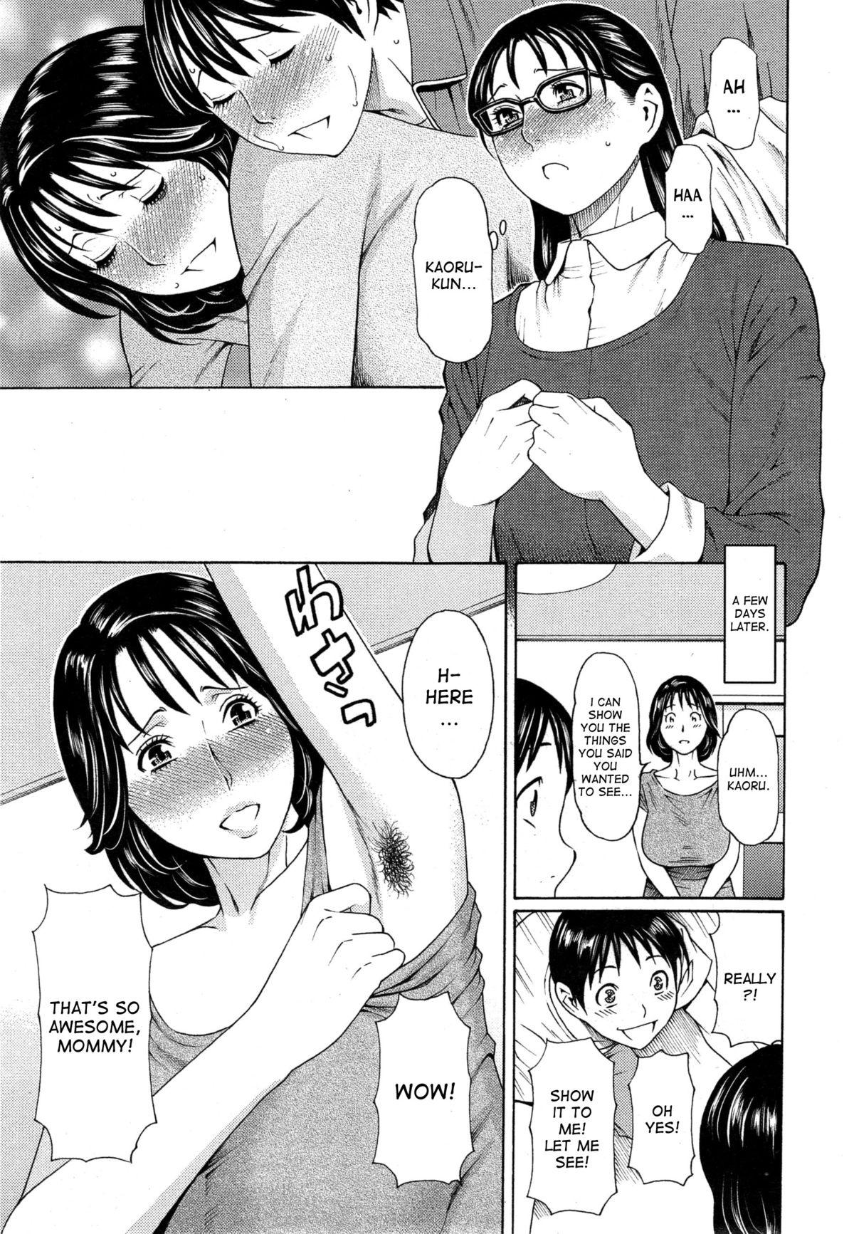 Horny Sluts [Takasugi Kou] Itoshi no Musuko wa Dare no Mono ? | To Whom does My Beloved Child(’s penis) Belong Ch. 1-4 [English] [desudesu] Private Sex - Page 11