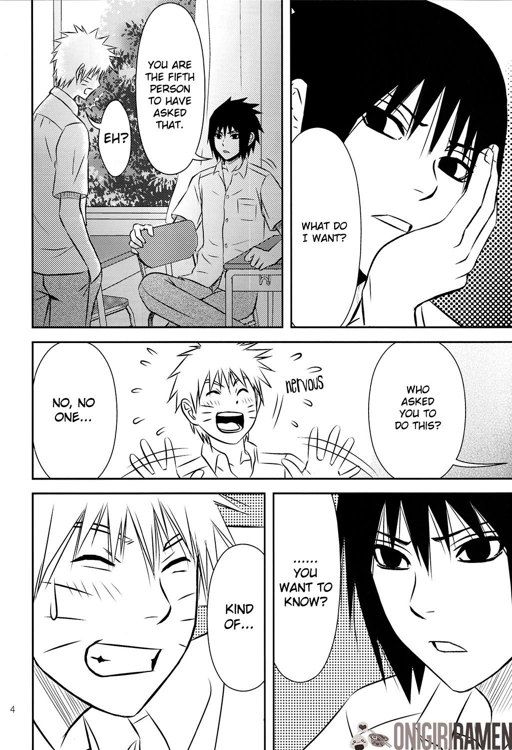 Nasty SASUKE ♥ HAPIBA!! - Naruto Tiny Titties - Page 4