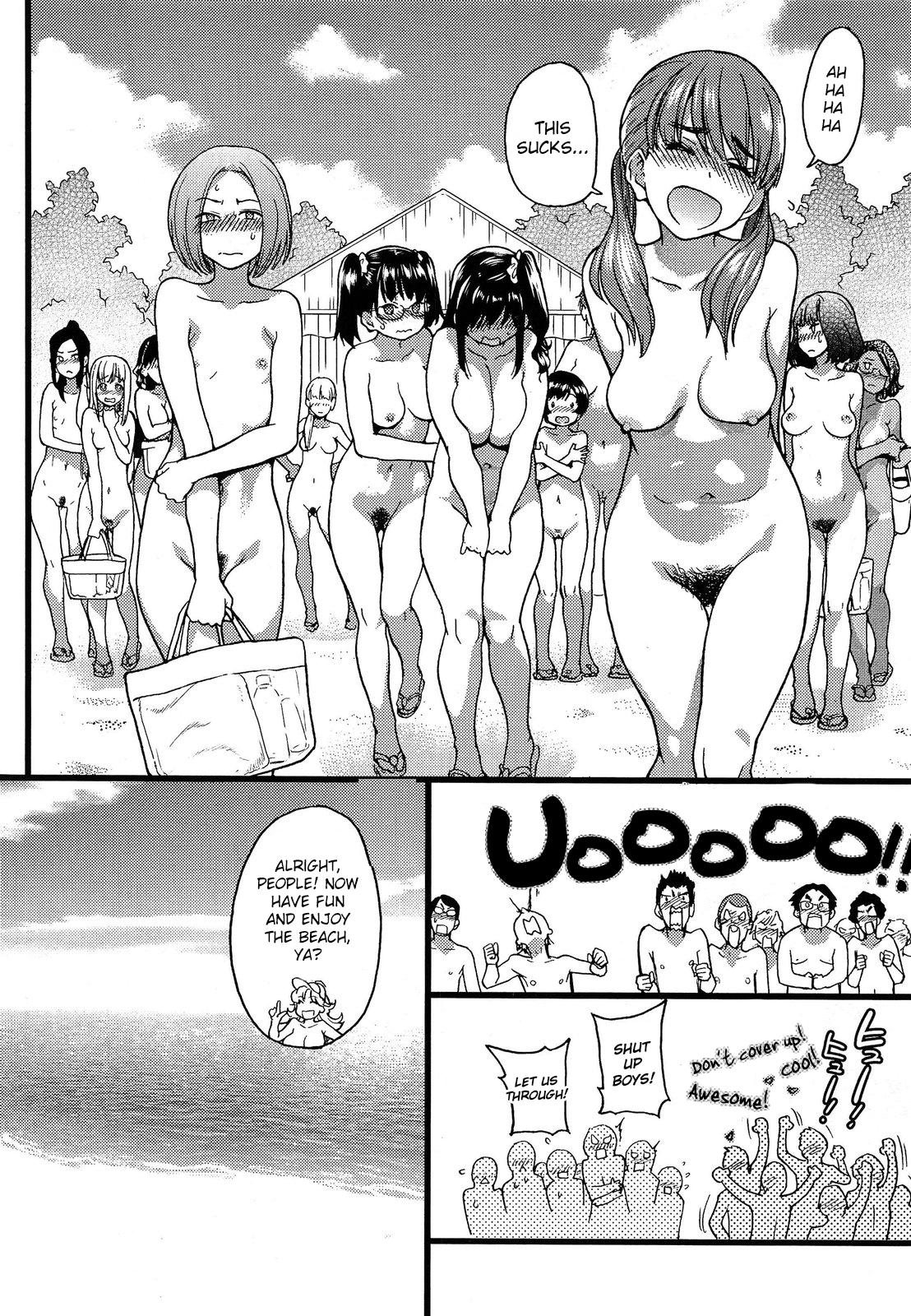 Cfnm Nudist Beach ni Shuugakuryokou de!! Ch. 1-6 Long - Page 13