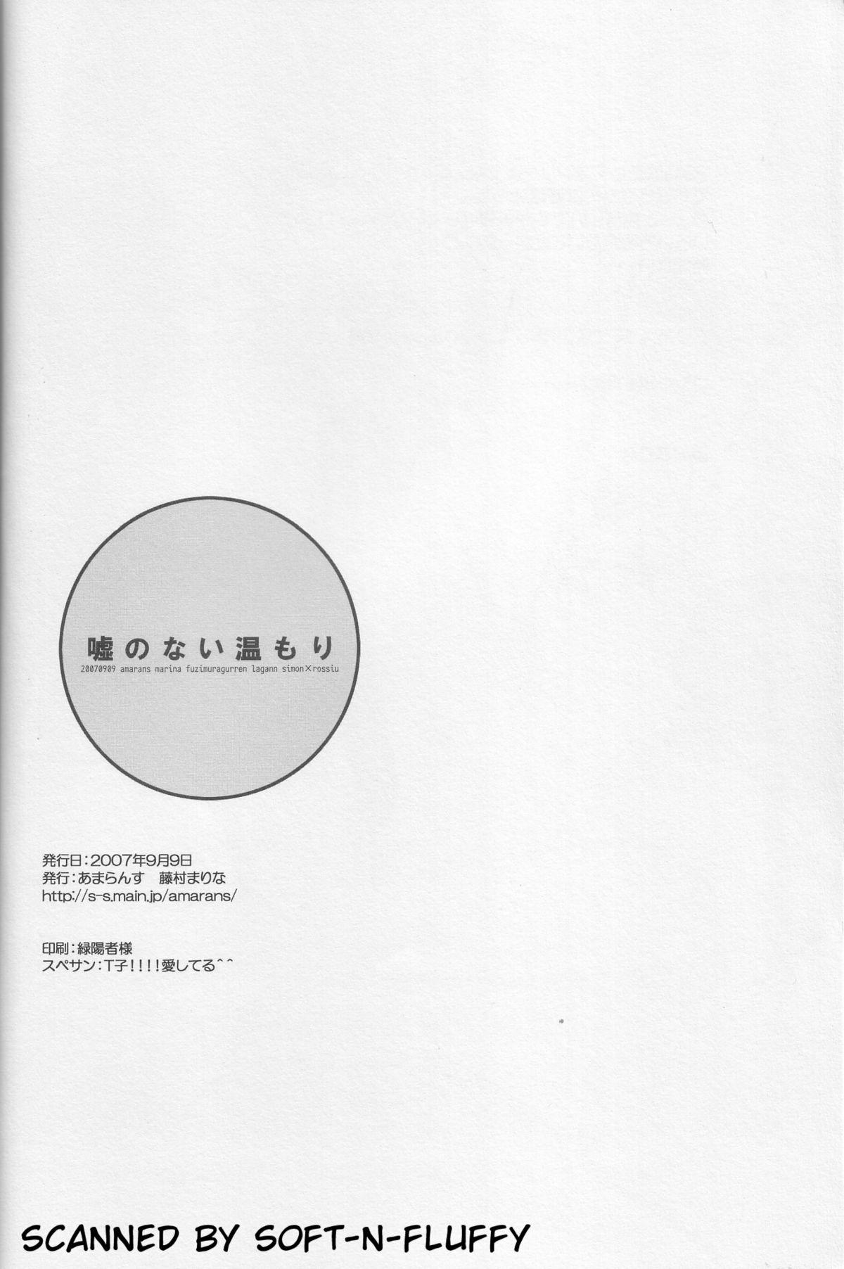Monster Uso no Nai Nukumori - Tengen toppa gurren lagann Big breasts - Page 25