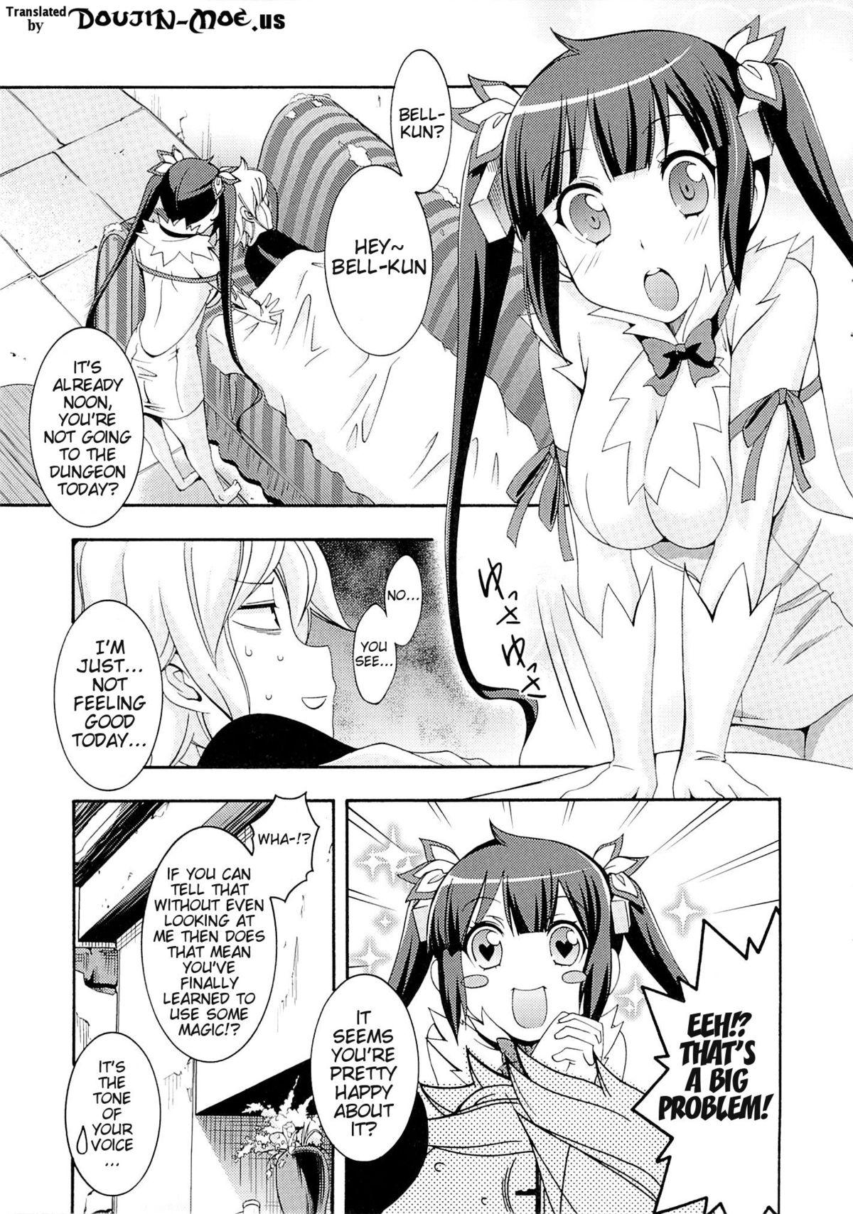 Hard Porn (COMIC1☆9) [MIX-ISM (Inui Sekihiko)] Loli-Kamisama Shicoritical Hit!! - Lolita Goddess Shicoritical Hit!! (Dungeon ni Deai o Motomeru no wa Machigatteiru Darou ka) [English] [doujin-moe.us] - Dungeon ni deai o motomeru no wa machigatteiru d - Page 3