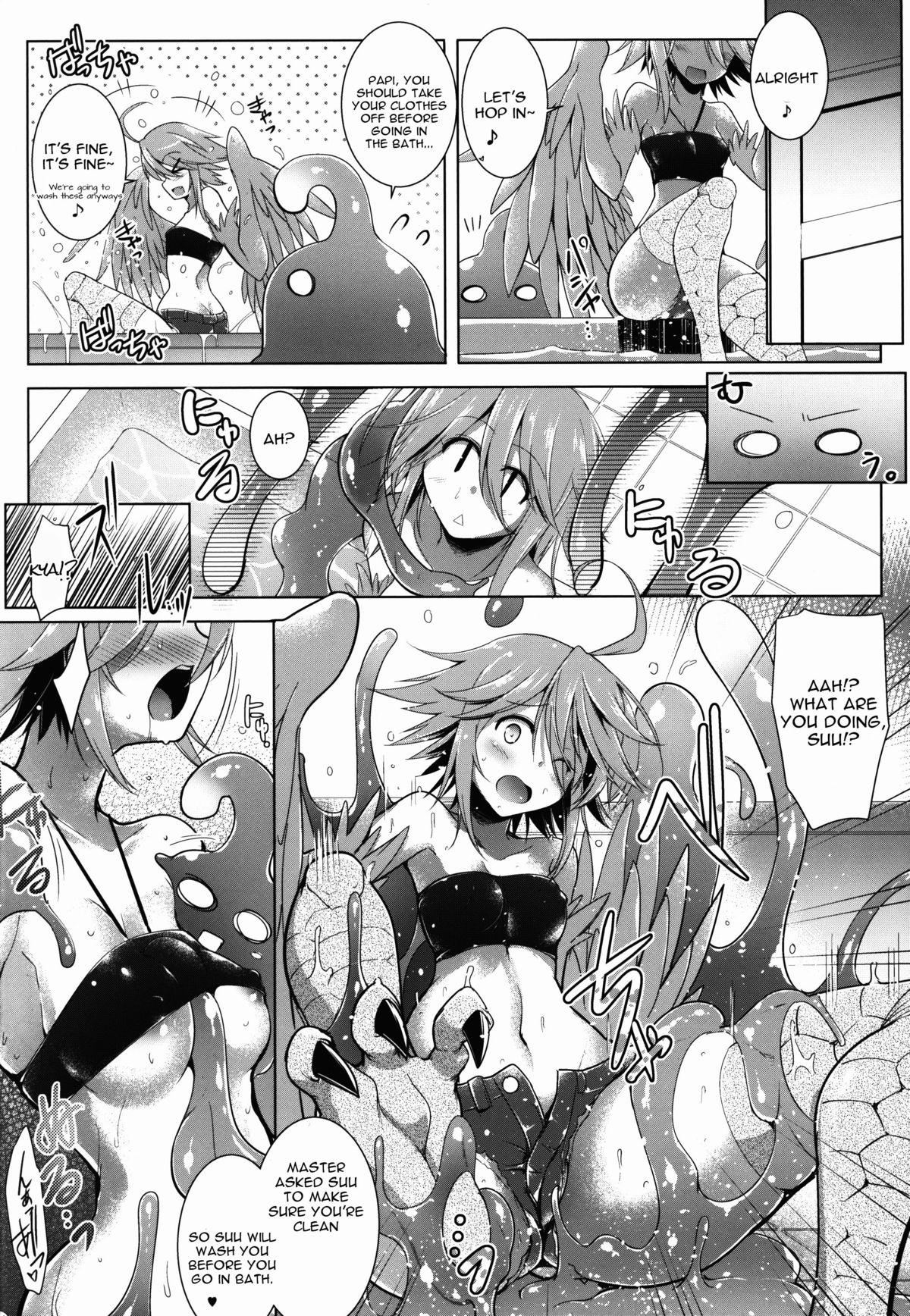 Best Blowjob Ever Slime ni Nurunuru Matowaritsukareru Nichijou - Monster musume no iru nichijou Rebolando - Page 6