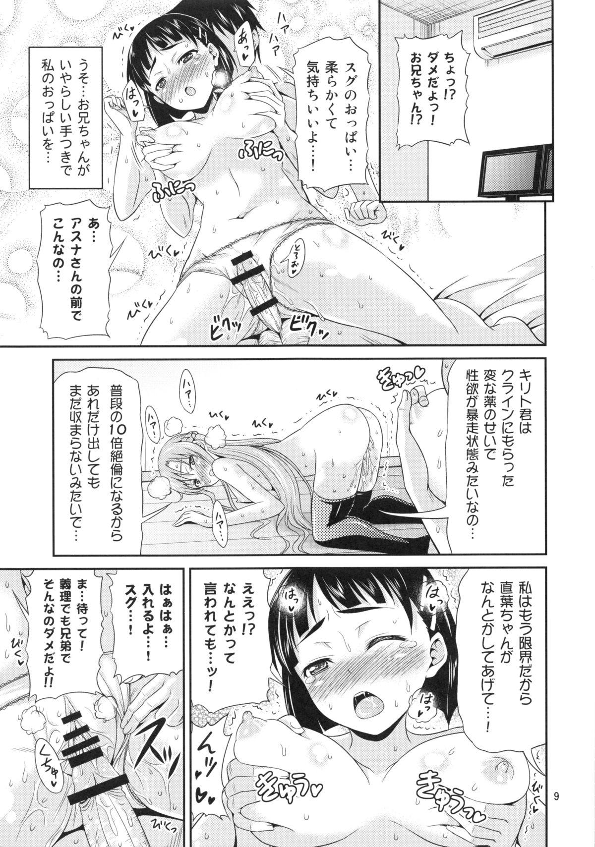 Girl Girl Zetsurin Kirito - Sword art online Tied - Page 8