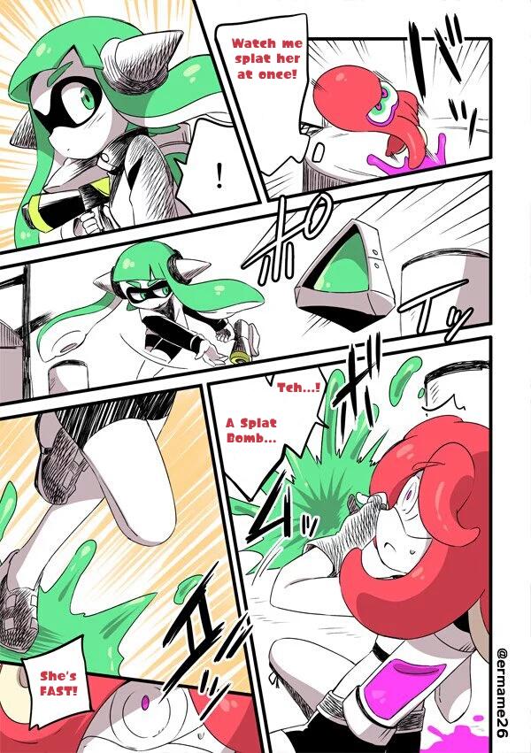 Virtual IKATAKO Yuri - The Encounter - Splatoon Fat Ass - Page 4