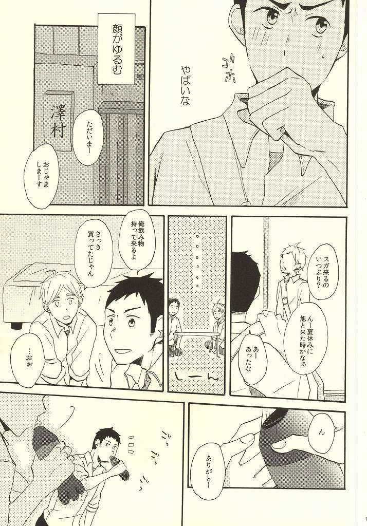 Cum On Face Hajimete na Mono de - Haikyuu Fuck - Page 8