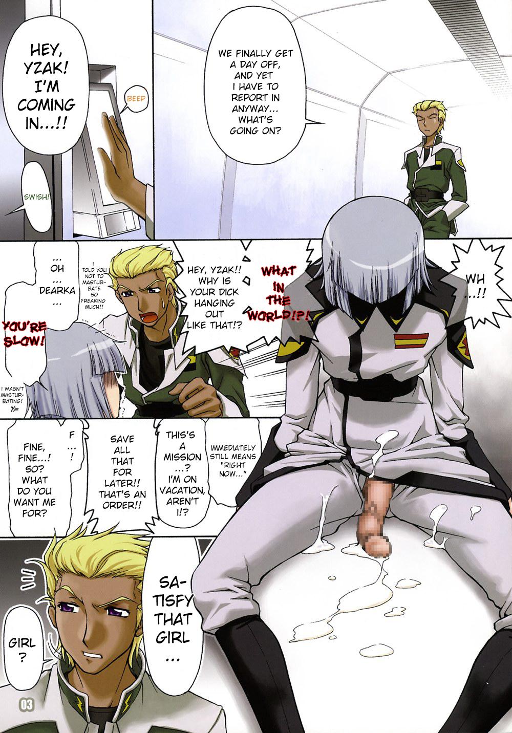 Huge Boobs Thank you! Full Color - Gundam seed Gozada - Page 2