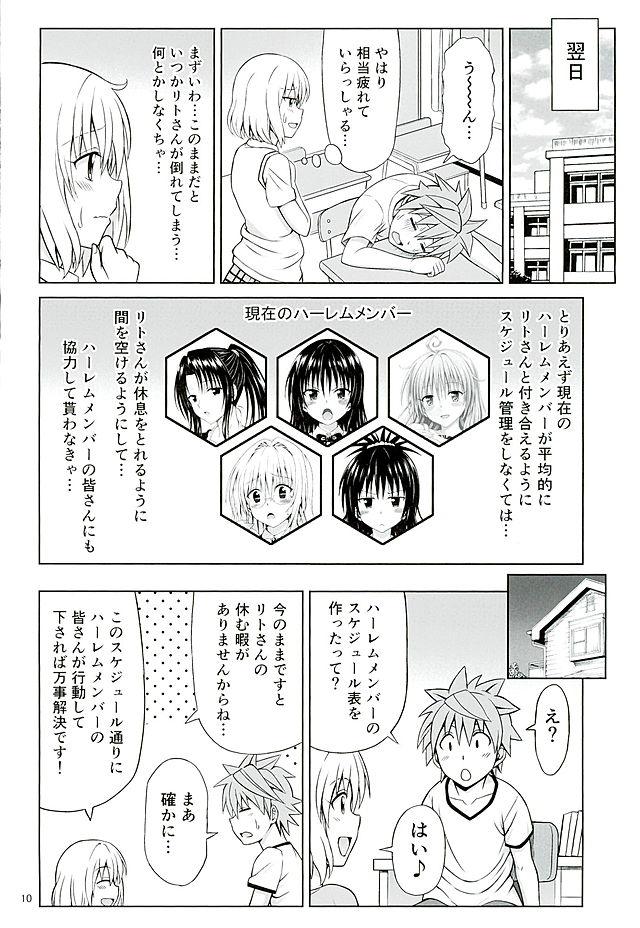 Petite Teen Momo no Harem Kanrijutsu - To love ru Friend - Page 9