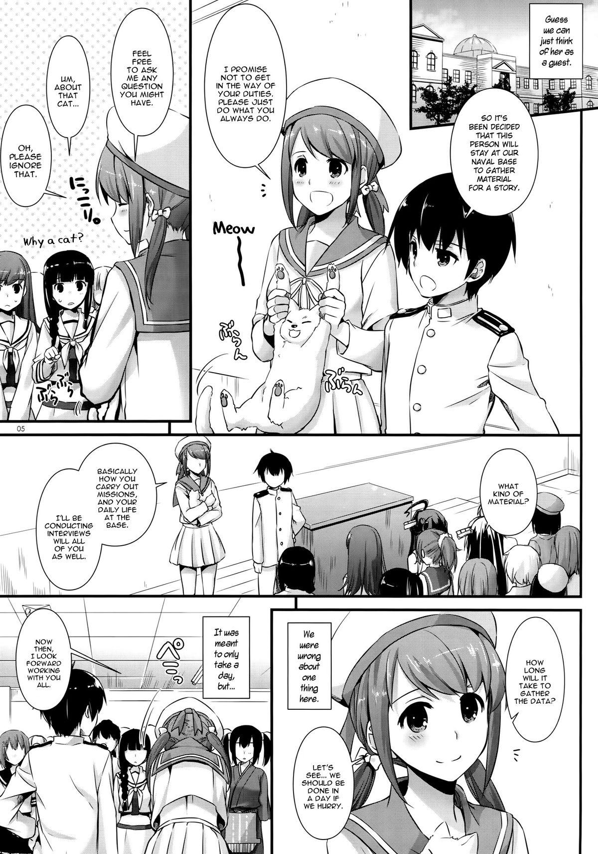 Transvestite D.L. action 100 - Kantai collection Toying - Page 4