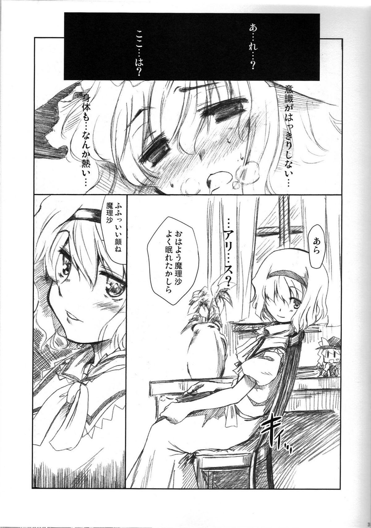 Bizarre Marisa no Ecchi na Hon - Touhou project Solo Female - Page 3