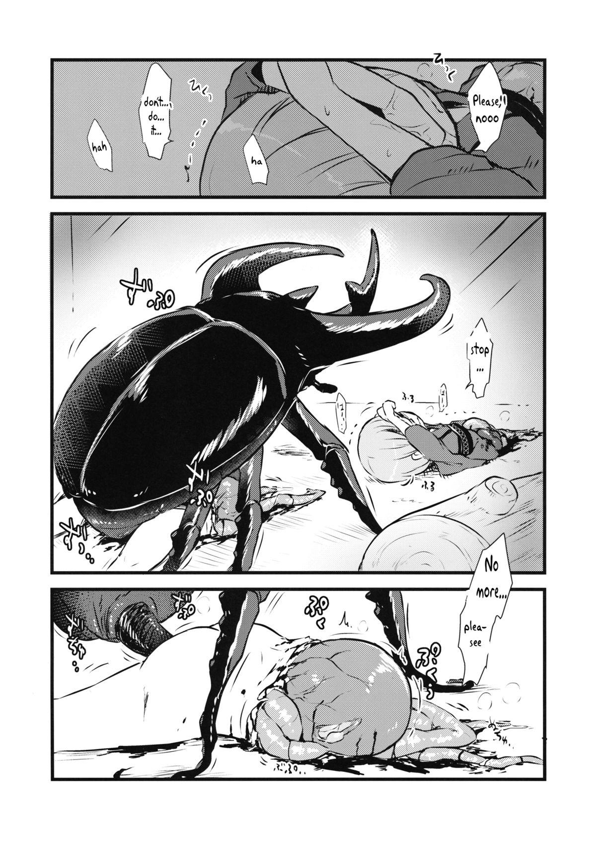Shinmyoumaru VS Caucasus Ookabuto | Shinmyoumaru VS Japanese Rhinoceros Beetle 7