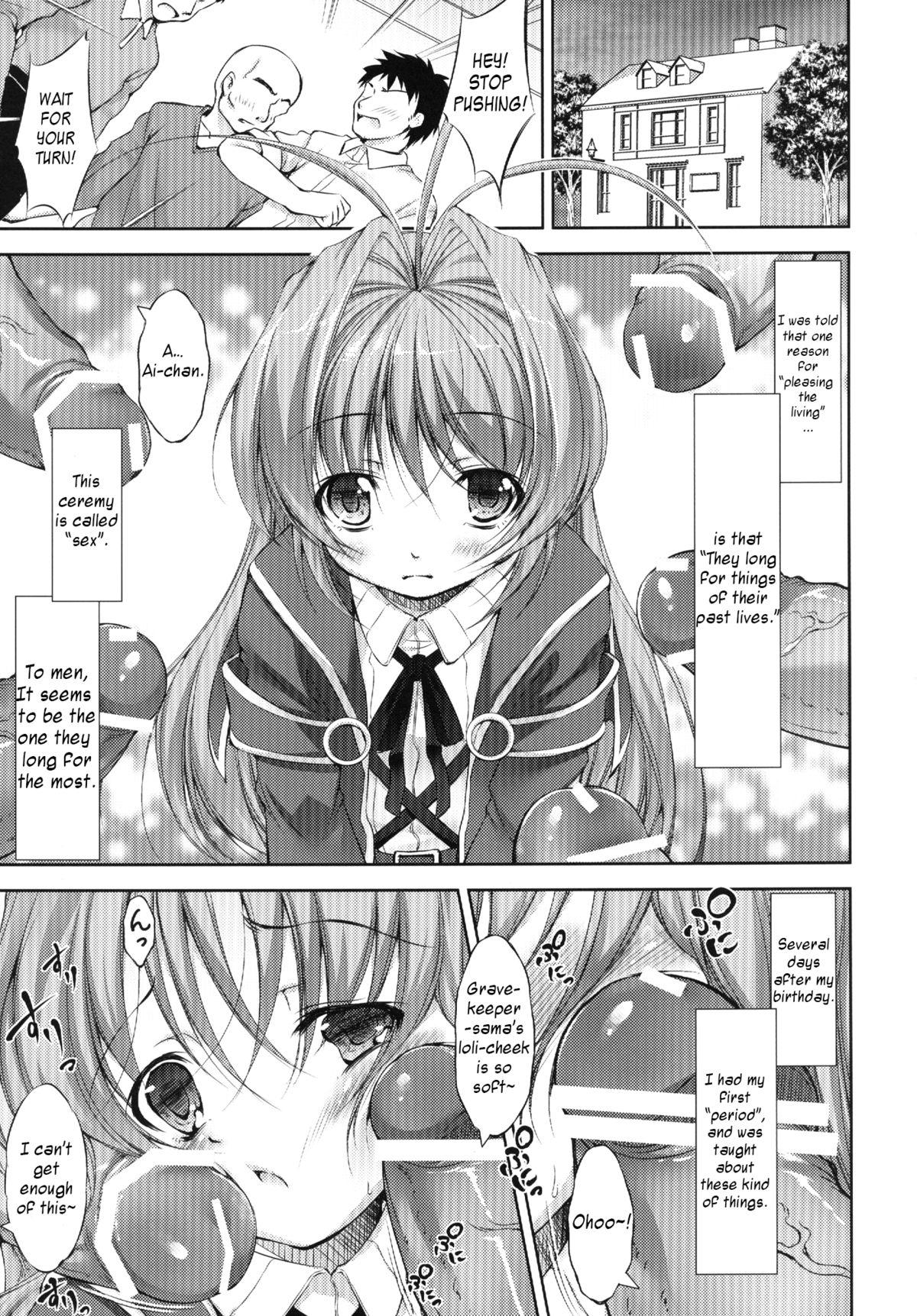 Point Of View Lolita Splatter - Kami-sama no inai nichiyoubi Messy - Page 4