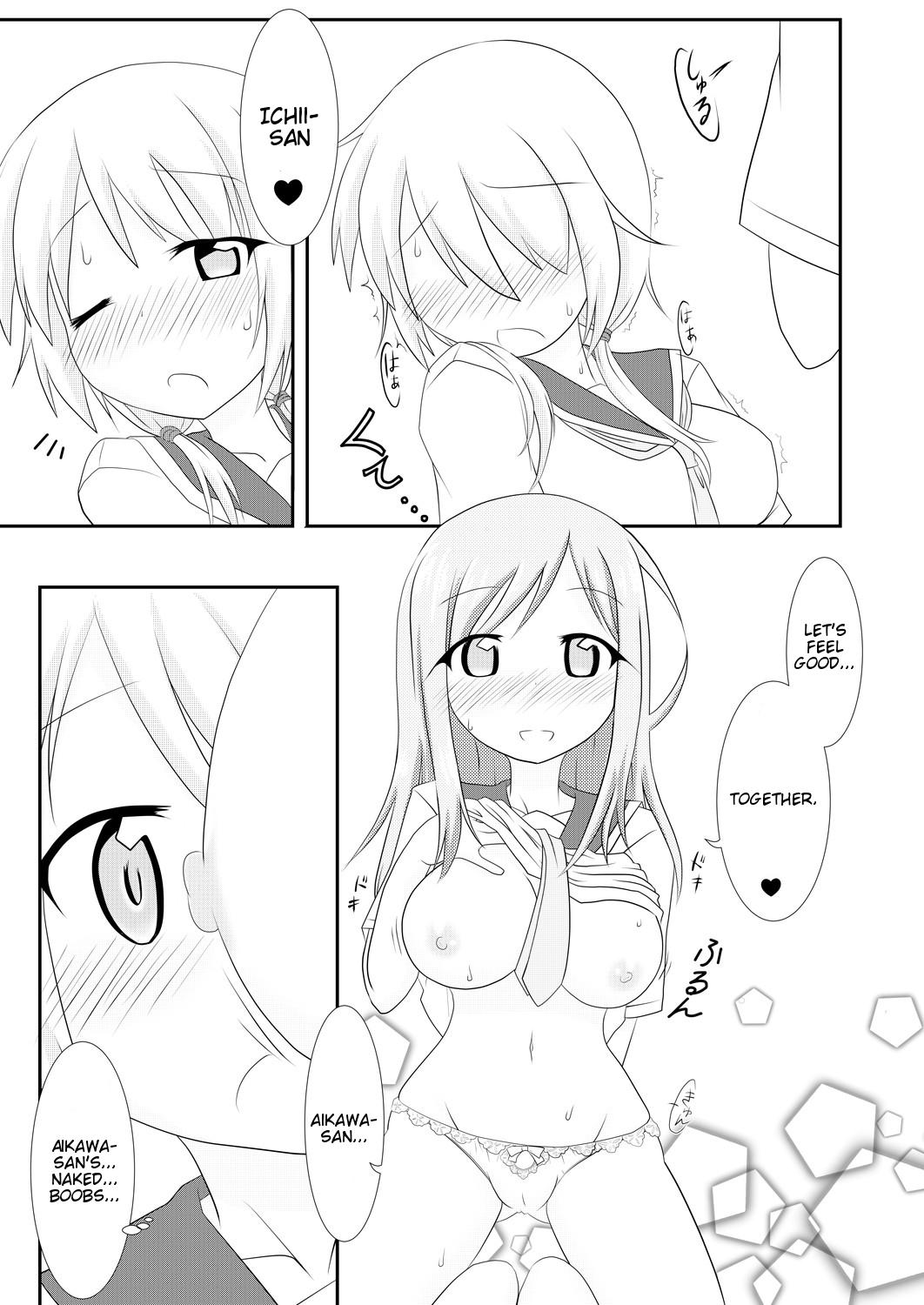 Clothed Sex Yui x Ai - Yuyushiki Girlongirl - Page 12