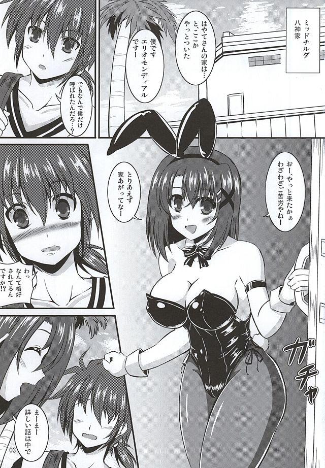 Asses SigHaya Bunny - Mahou shoujo lyrical nanoha Teamskeet - Page 2