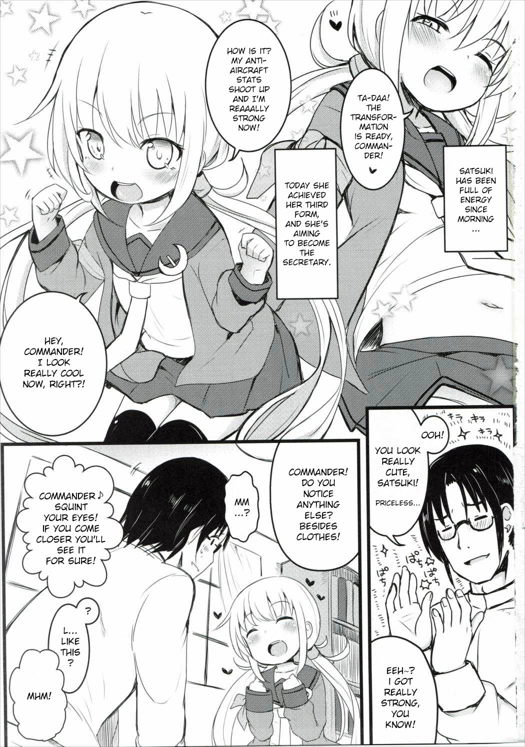 Blowing Satsuki Ai Ai Ai - Kantai collection Ass Fetish - Page 2
