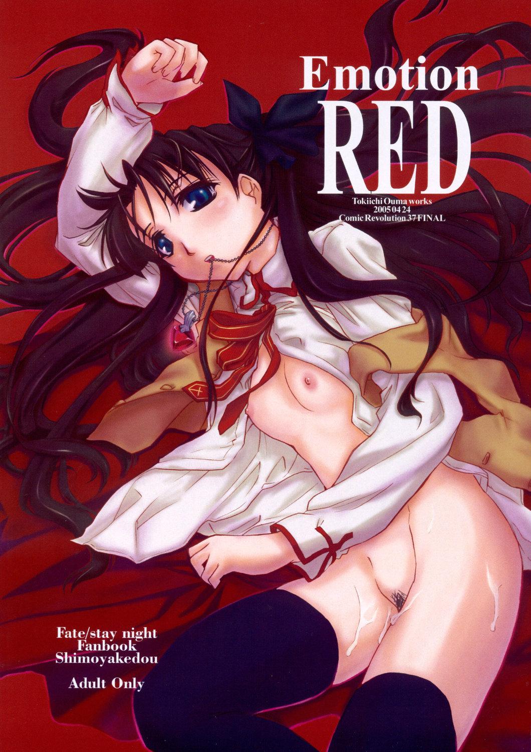 Gay Emo Emotion RED - Fate stay night Wet - Page 1