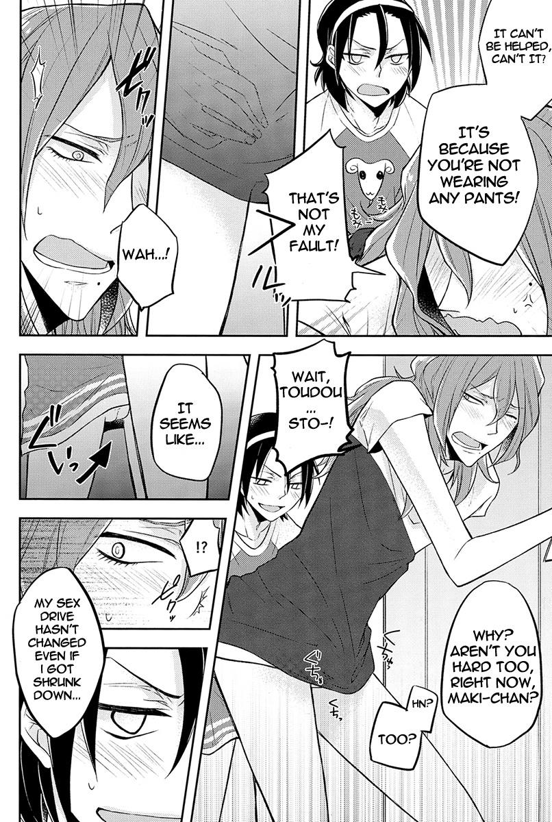 Pussy Lick Asa Okitara Tdoudou ga Chijindeta sho | When I woke up this morning Todo had shrunk sho - Yowamushi pedal Ffm - Page 12