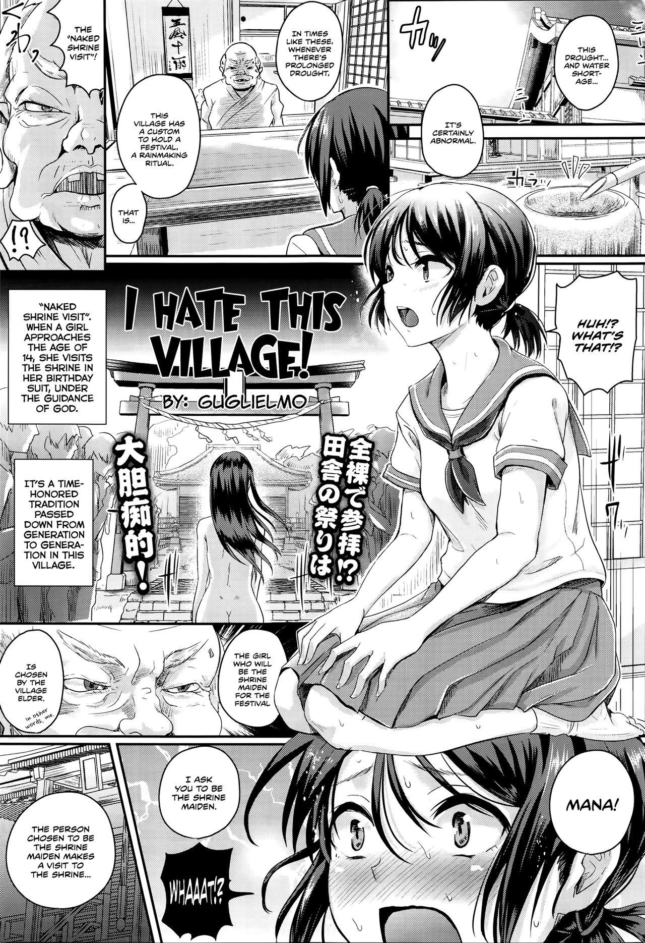 Guys Konna Mura Iya da! | I Hate This Village! Big Cock - Page 1