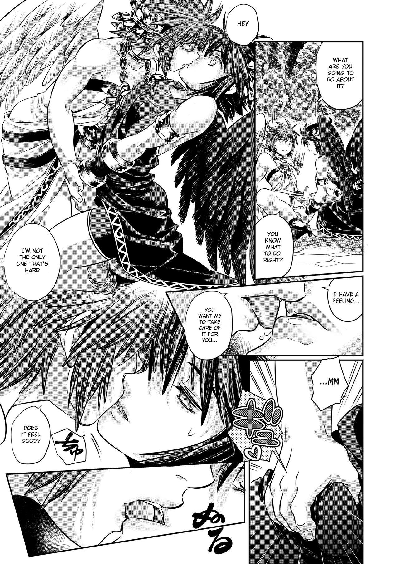 Gay Emo Pit Kyun Sukebe Shiyouya - Kid icarus Bdsm - Page 12