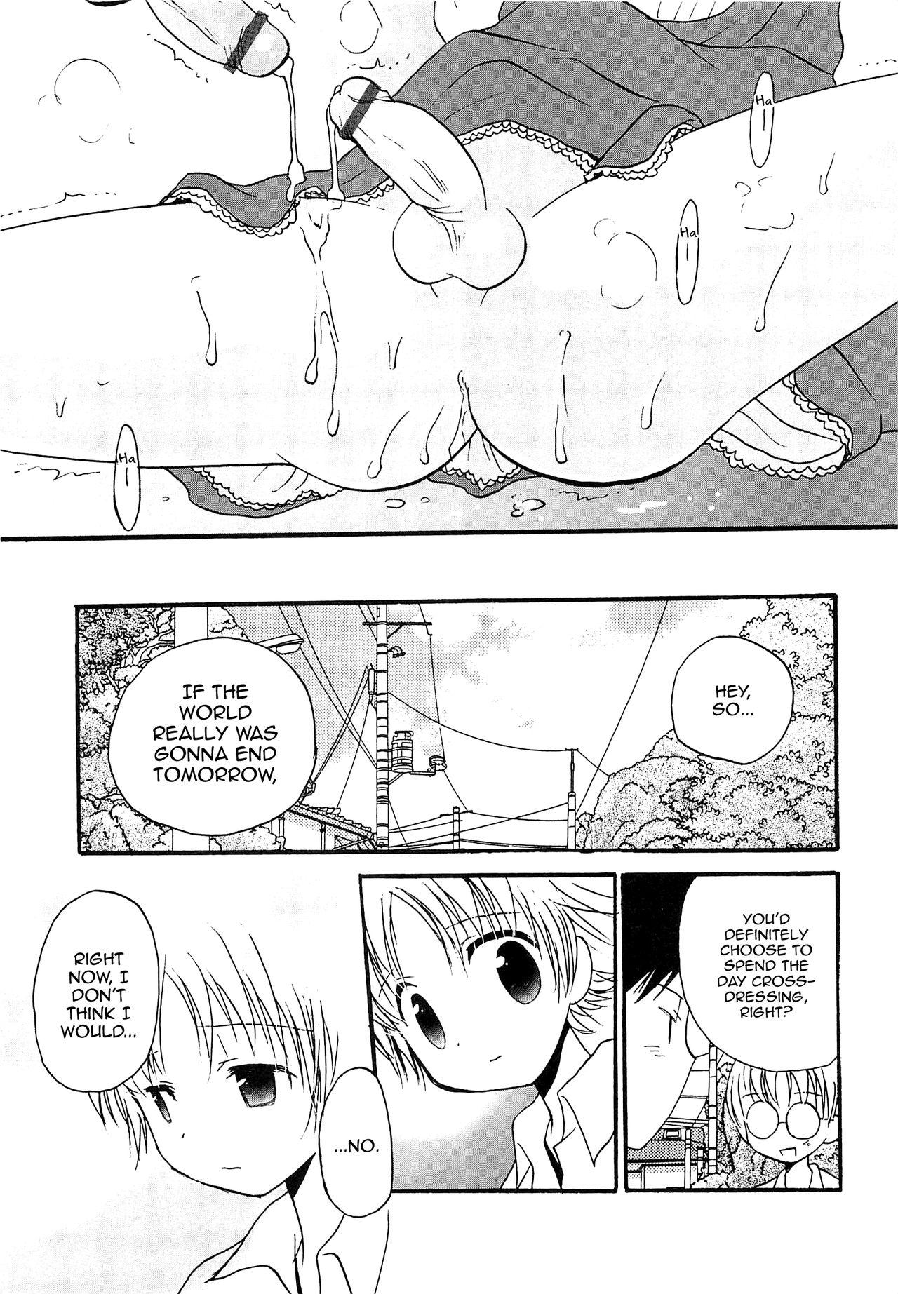 Infiel Ashita Sekai ga Owaru Nara Boku wa Josou de Sugosu Gay Facial - Page 11