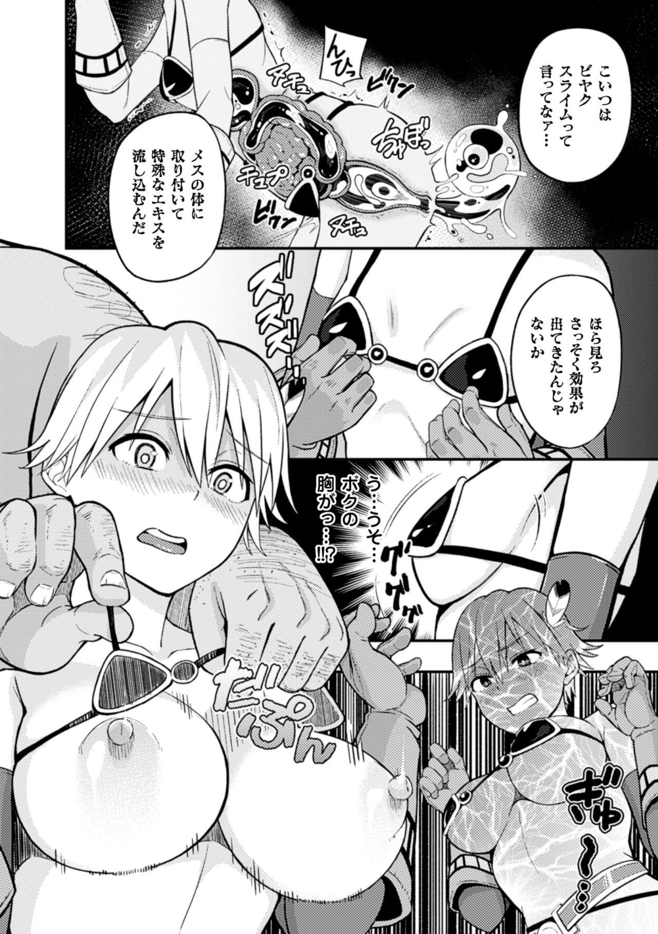 Gay Natural 2D Comic Magazine Kairaku Meikyuu Dungeon ni Kodama suru Mesu no Kyousei Vol. 2 Mamada - Page 10