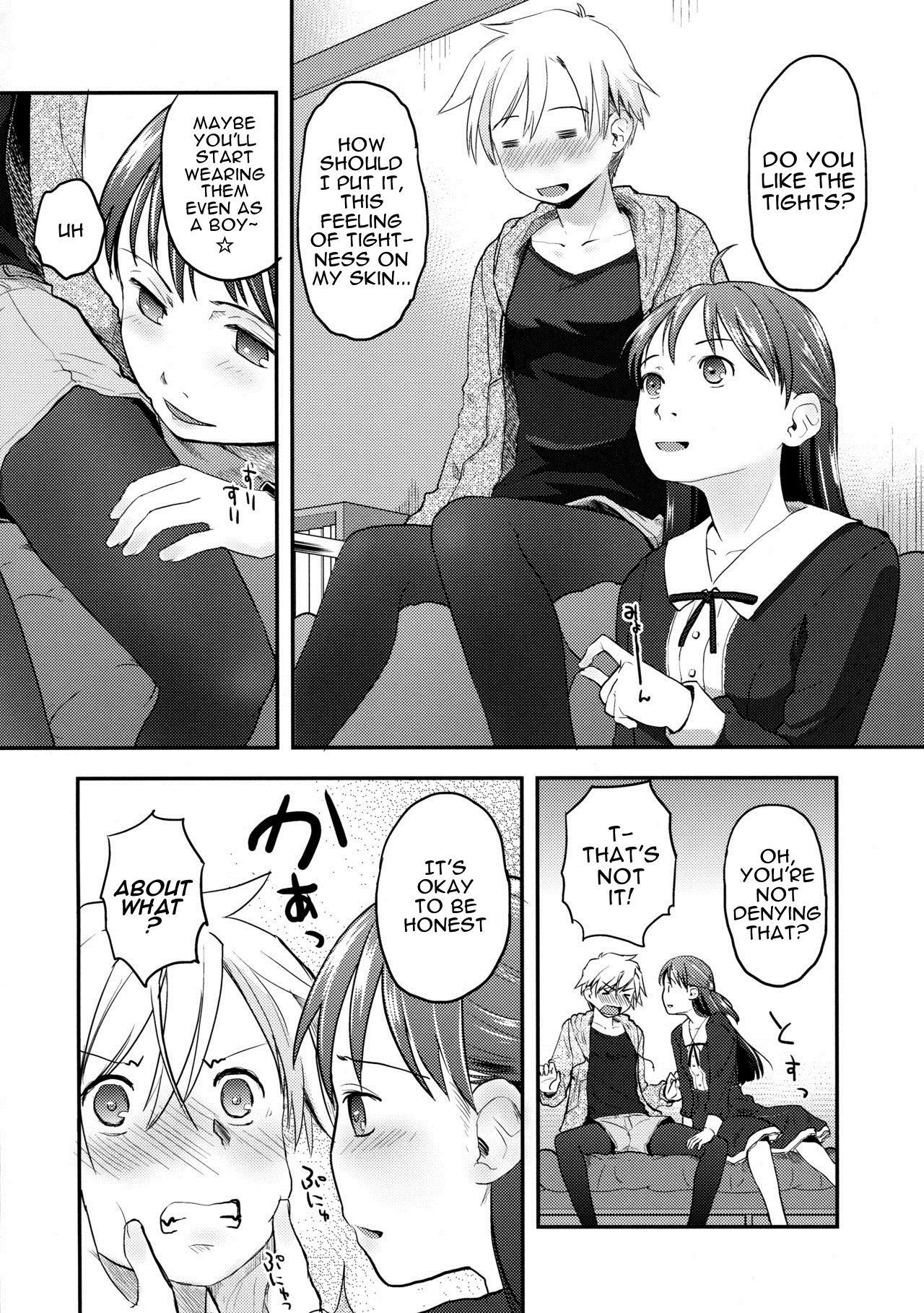 Gay Smoking (C89) [Tsumasaki Label (Hidari Kagetora)] Nyotaika Shita Ore o Do-S Kanojo ga DenMa de Ikaseyou to Suru Ken ni Tsuite | The Story of How My Super Sadistic Girlfriend Tried to Make the Gender-Swapped Me Come With an Electric Massager [Engl - Page 10