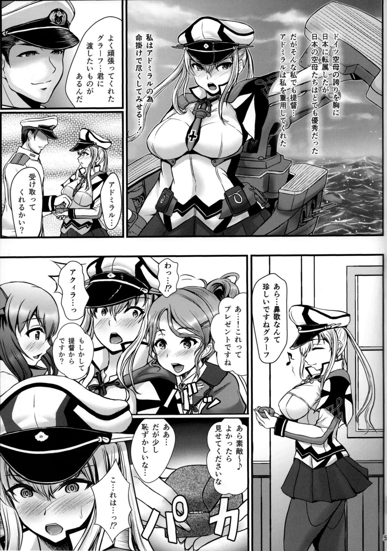 Pussy Fingering Nihon no Hentai o Shikomaremashita - Kantai collection One - Page 4