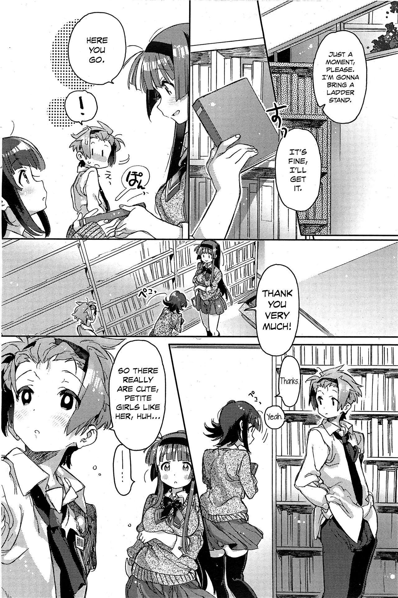 Masturbandose Choushin no Kanojo | Tall Girlfriend Stretching - Page 6