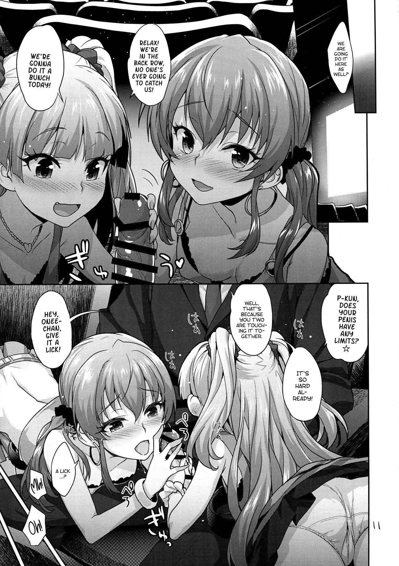 Footjob Issho no Love Love Ecchi - The idolmaster Stripper - Page 10