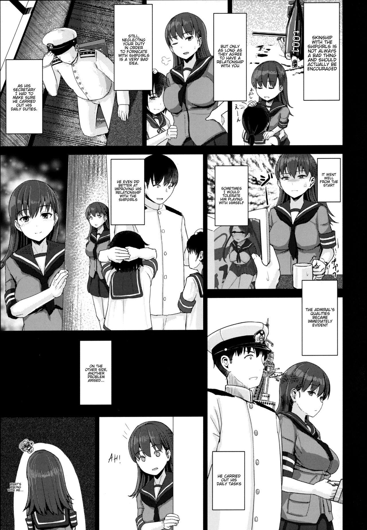 Long Ooicchi ni Aka-chan ga Imasu | Oicchi is having a baby - Kantai collection Bukkake - Page 6