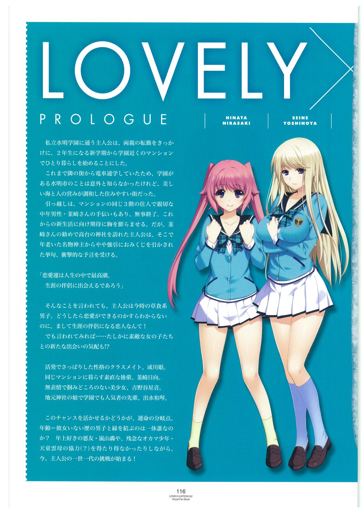 LOVELY CATION 1&2 VISUAL FAN BOOK 118