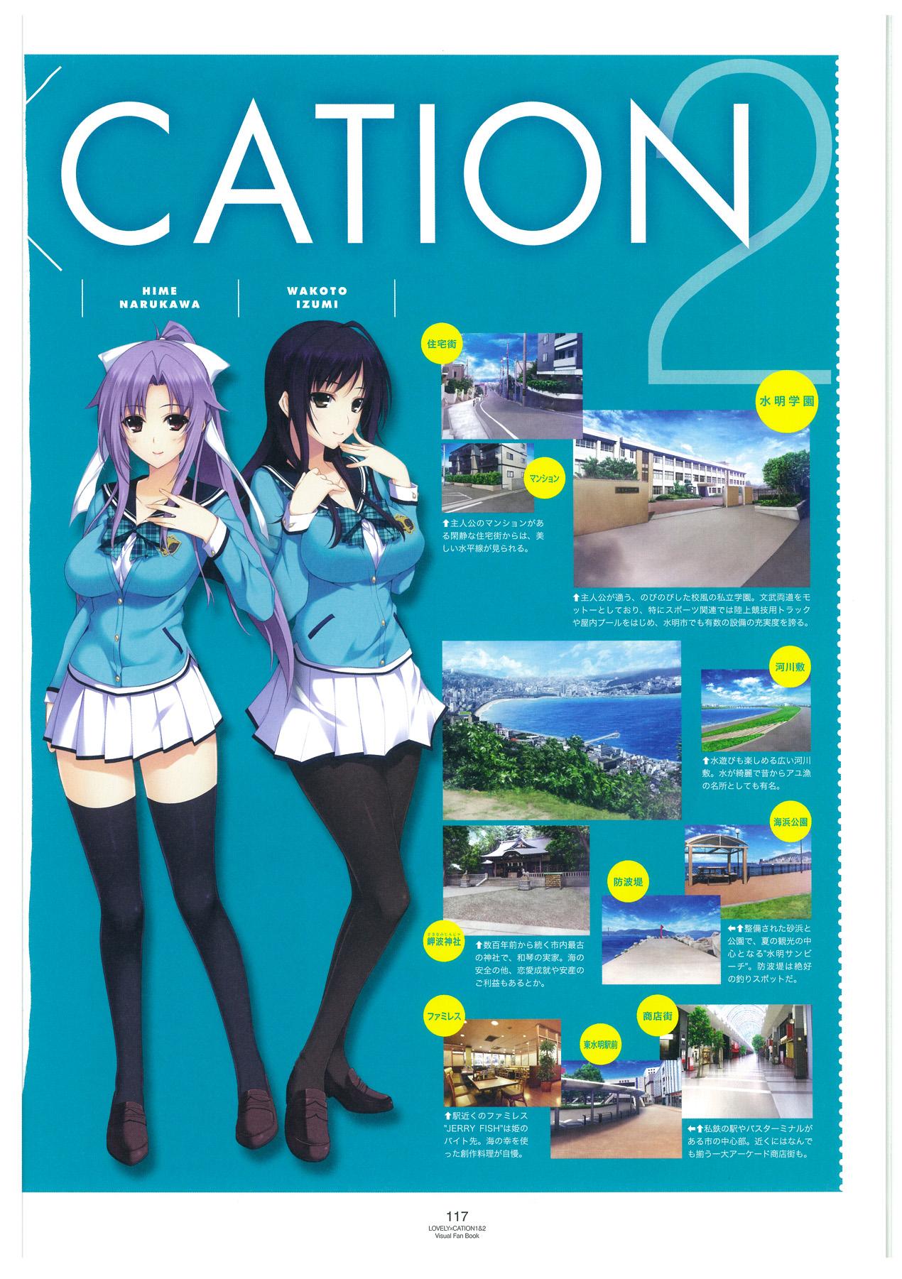 LOVELY CATION 1&2 VISUAL FAN BOOK 119