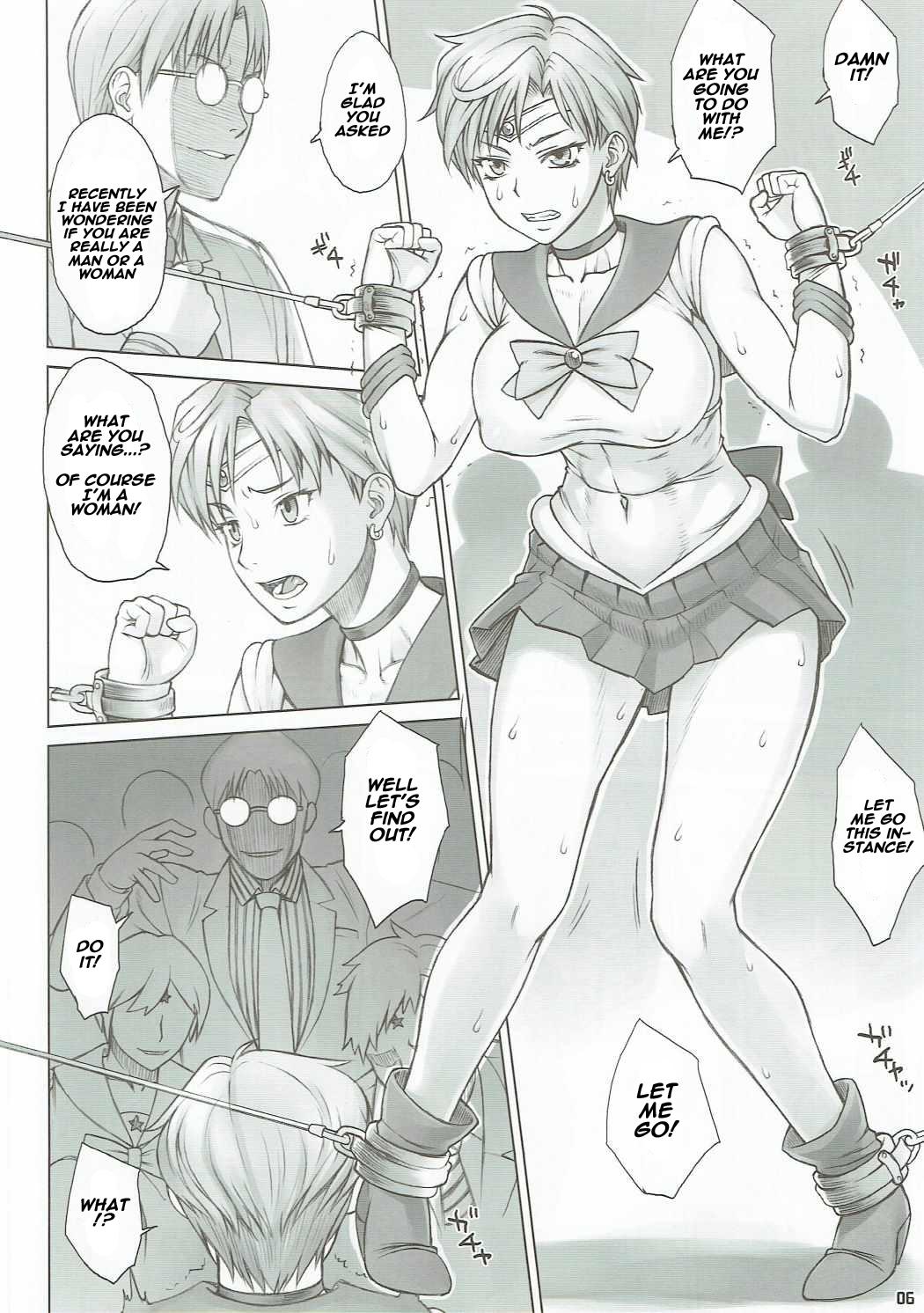 Pervs Seibetsu Oshiete Uranus-san - Sailor moon Oiled - Page 5
