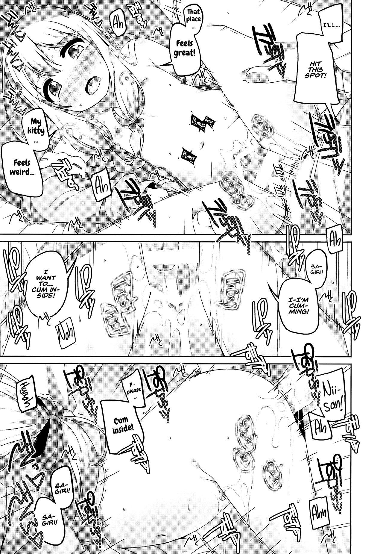 Piercing (Puniket 35) [Kuma-puro (Shouji Ayumu)] Sagiri-chan Kawaii. | Sagiri-chan is cute. (Eromanga Sensei) [English] [ATF] - Eromanga sensei Rough Porn - Page 8