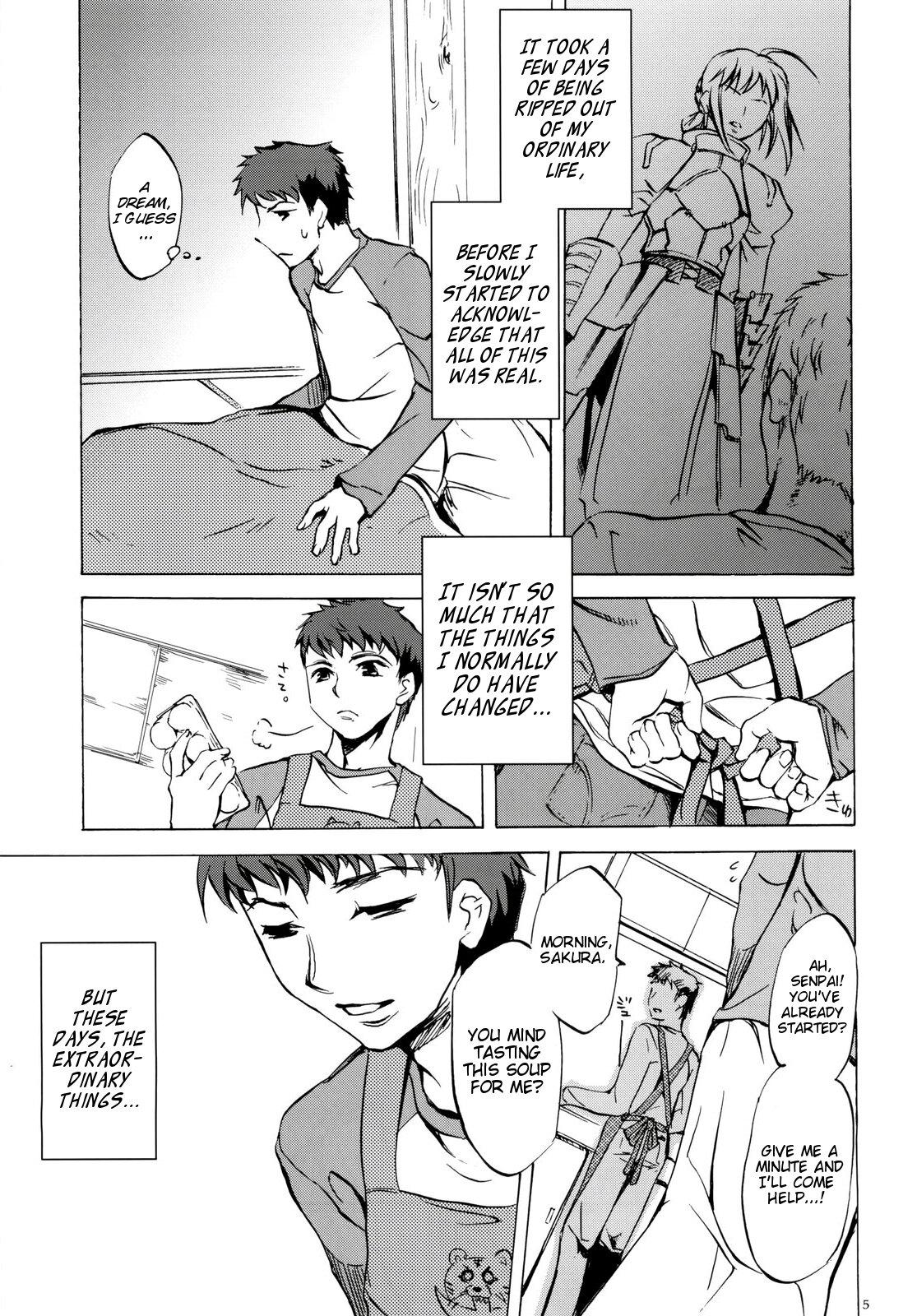 Audition Face/stay at the time - Fate stay night Caliente - Page 4