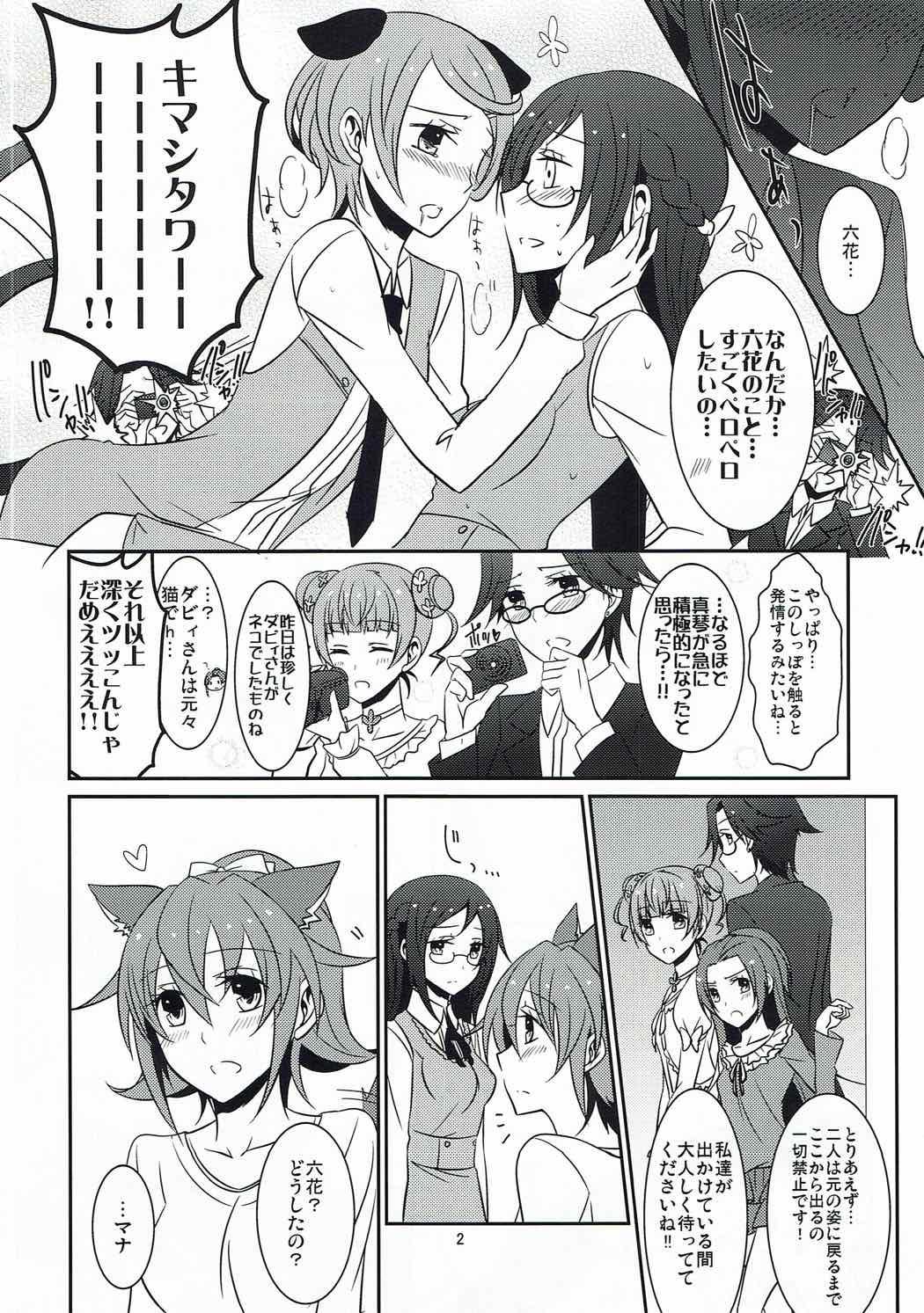 Facesitting Wanko no Tadashii Shitsuke Kata 2 - Dokidoki precure India - Page 3