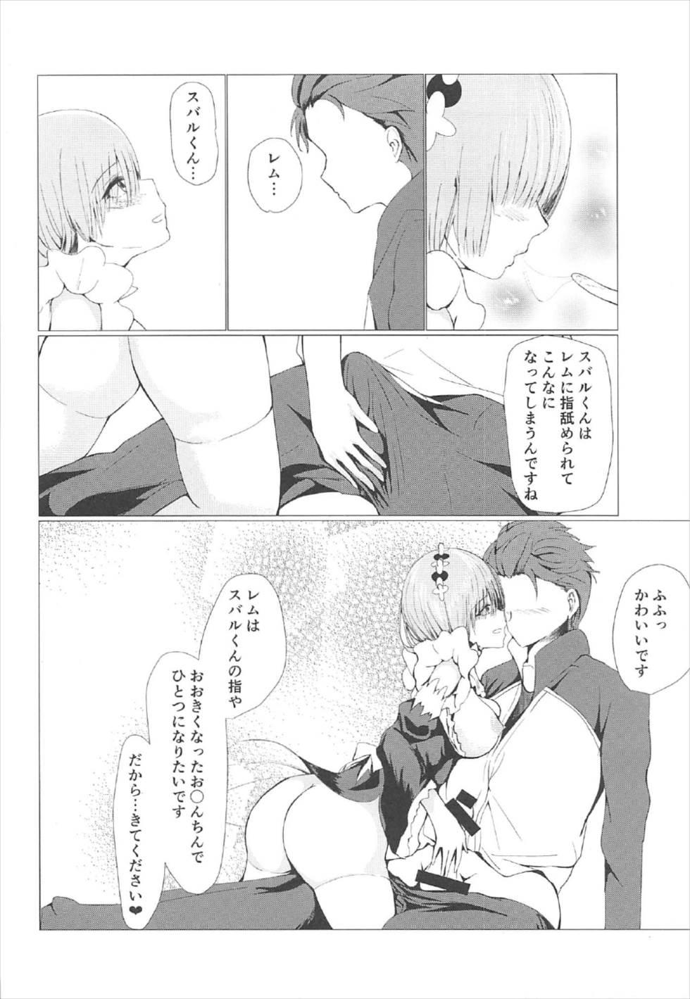 Celebrity Sex Rem no Jikan - Re zero kara hajimeru isekai seikatsu Foreplay - Page 7