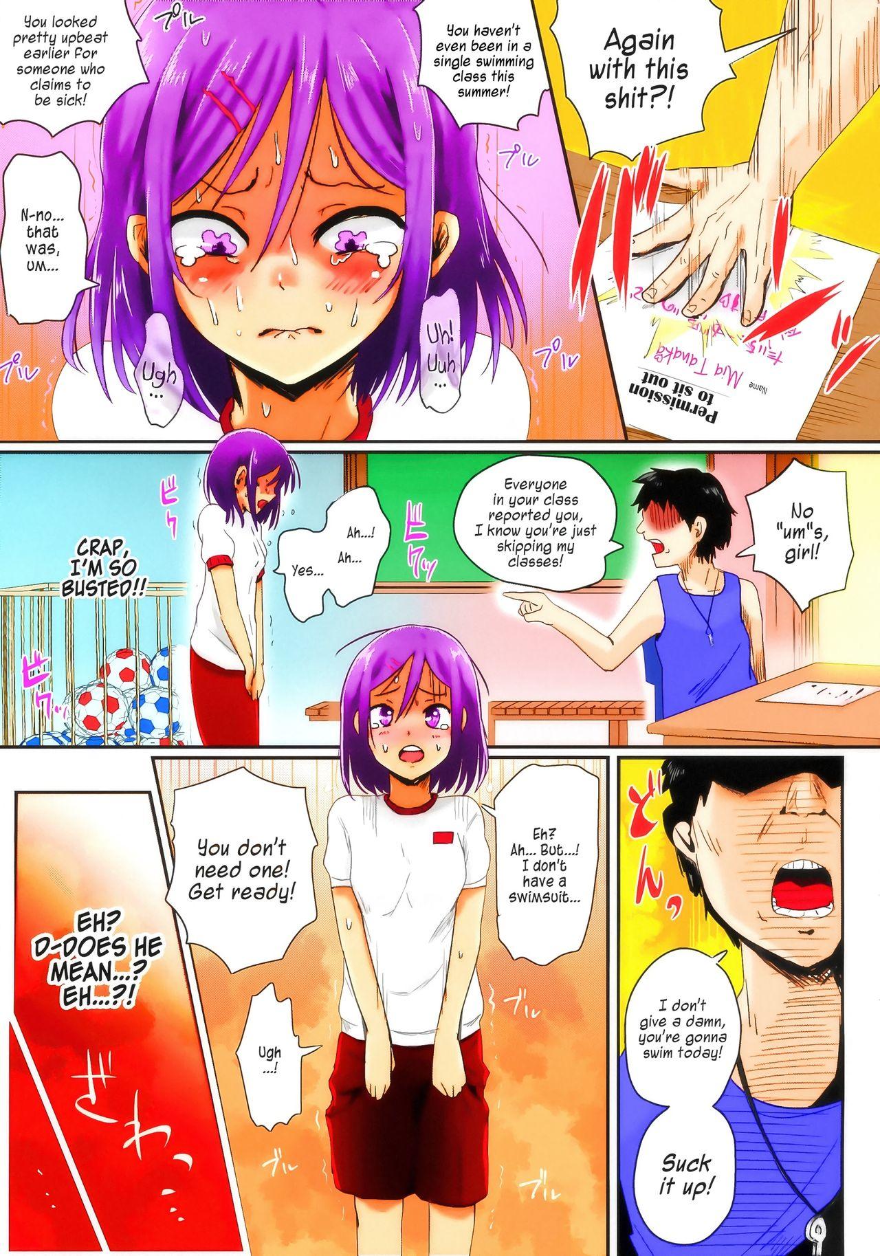 Spy Zenra de Suiei no Jugyou!! | Naked Swimming Class!! Coeds - Page 4